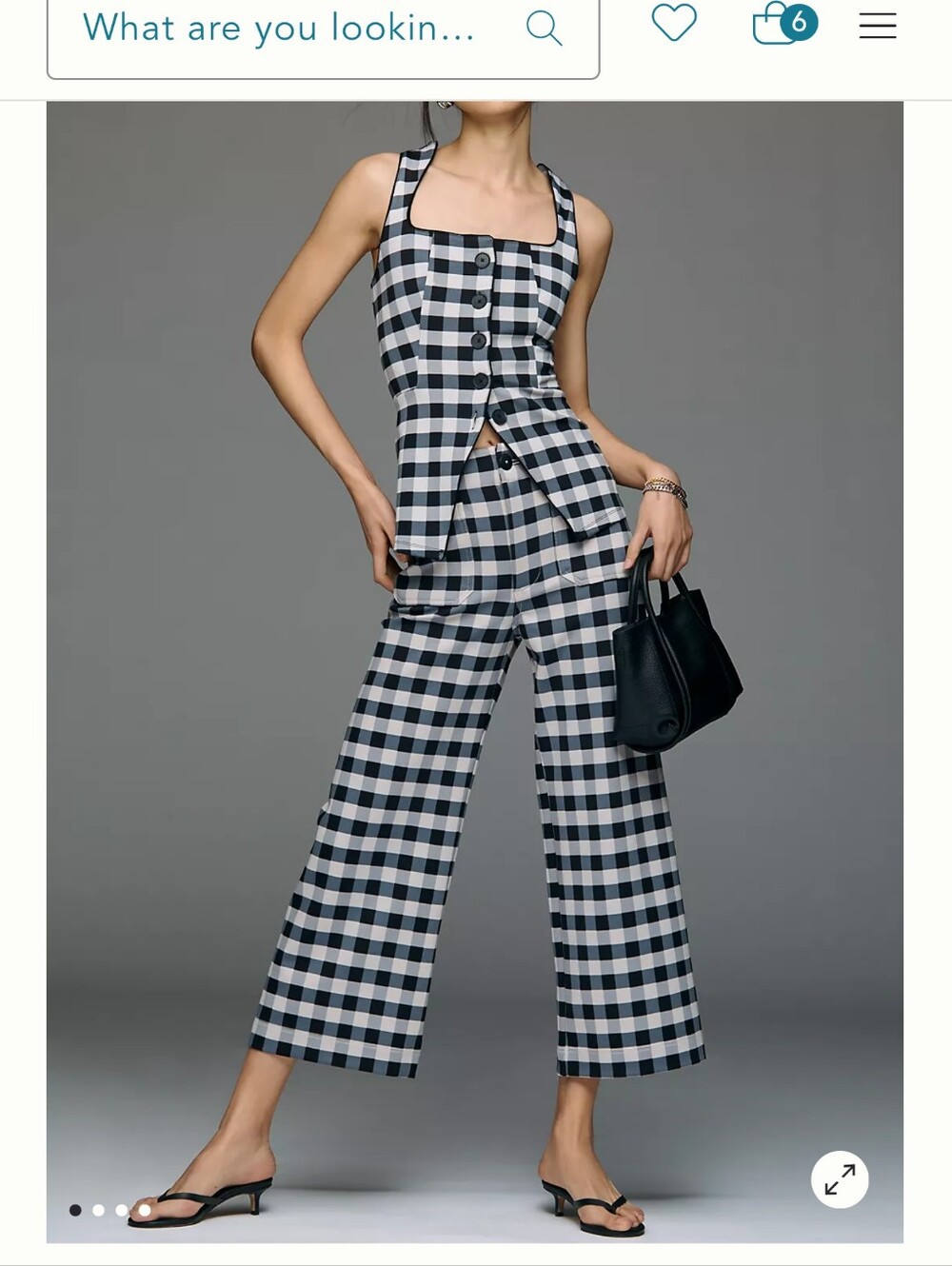Maeve Colette Knit High-Rise Wide-Leg Cropped Pants NWT